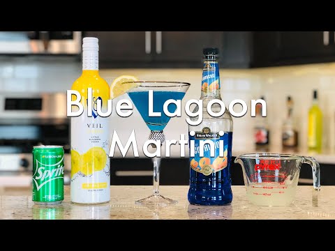 Blue Lagoon Martini
