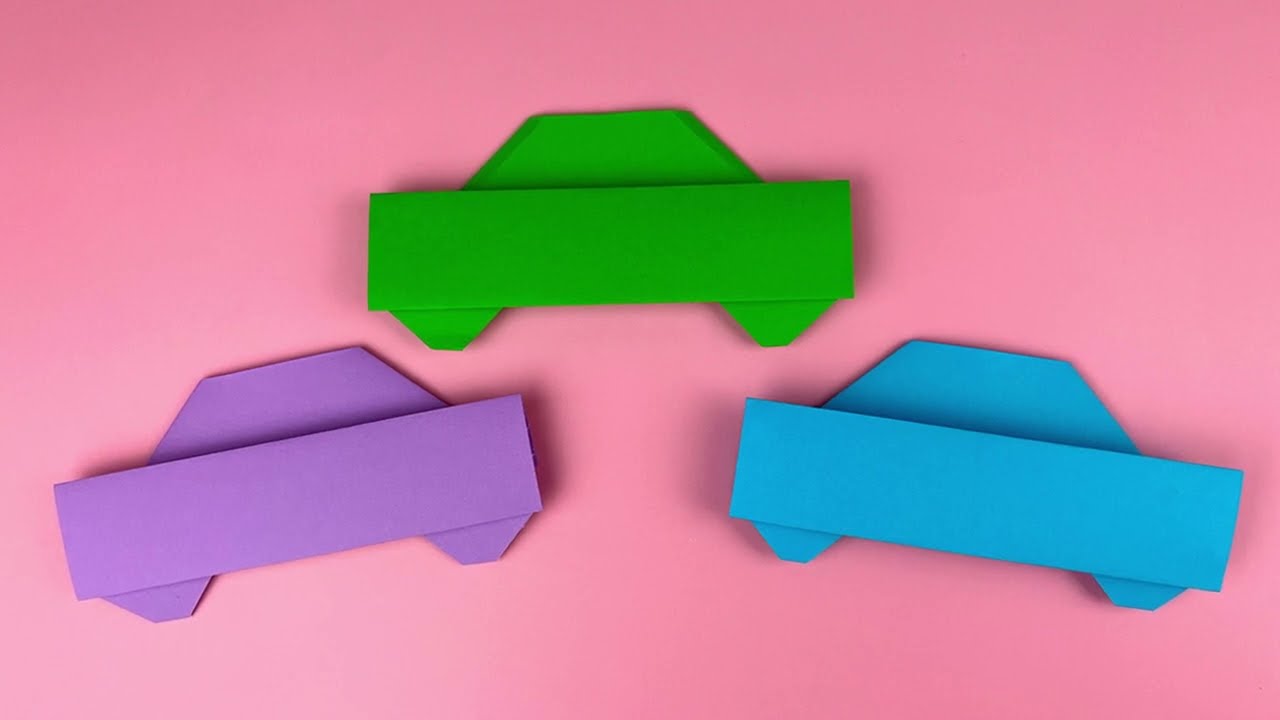 🚗 How to Make a Simple Origami Car