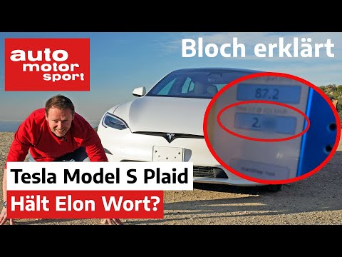 Nicht so schnell wie gedacht!: Tesla Model S Plaid – Bloch erklärt #173 I auto motor und sport