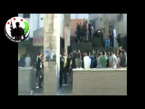 برومو كتيبة محمد الأشمر في حي التضامن في العاصمة دمشق