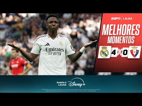 Gols e lances de Real Madrid x Osasuna