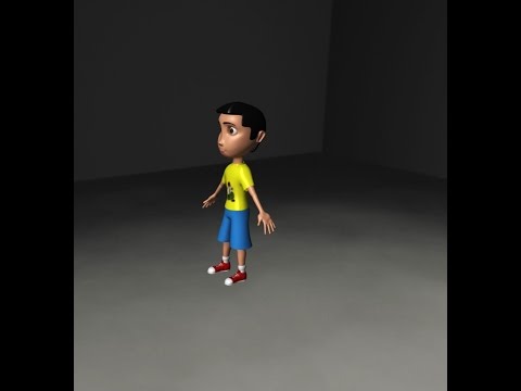 Autodesk Maya 2014 Tutorial Boy Character Modeling ,Texturing Part 8