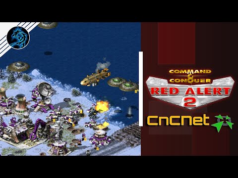 Red Alert 2 Cncnet | Arctic Circle With Brutal AI Option | (7 vs 1)