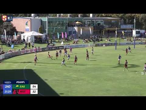 Rd 1 Hostplus SANFL Snapshot - West's Tom Morrish goals from the boundary