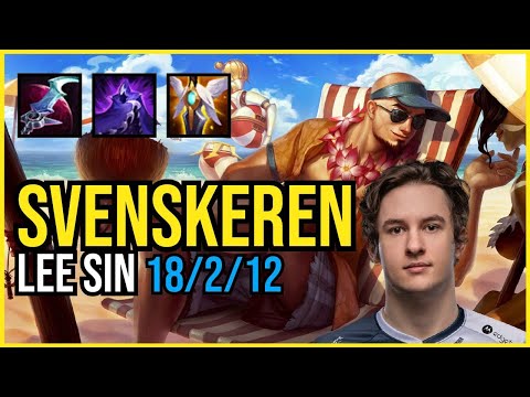 SVENSKEREN - LEE SIN vs ELISE Jungle - NA Challenger - Patch 11.5