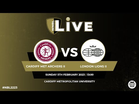 WNBL Live: Cardiff Met Archers II Women vs London Lions II Women - 05.02.23