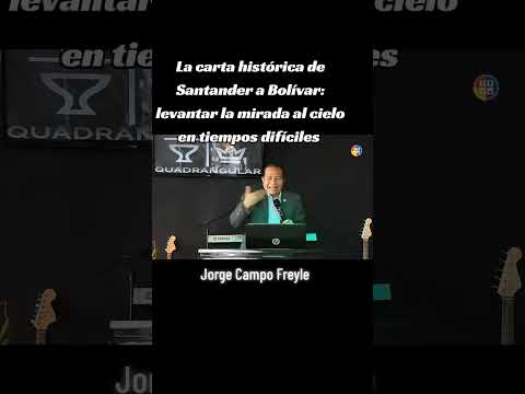 La carta histórica de Santander a Bolívar 
