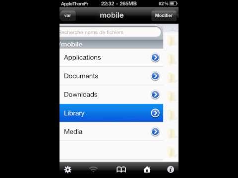 comment trouver ifile iphone