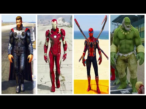 Dc vs Marvel Superhero Mega Battle #90 –#GTA5 #Hulk #Thor #Superman #Spiderman #Ironman #Betman