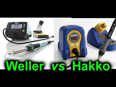EEVblog #1063 - Weller WE1010 vs Hakko FX888D Soldering Station