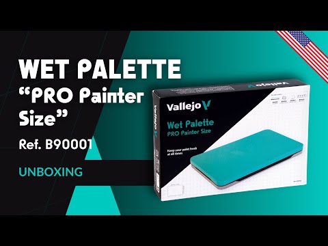 🇺🇸🇬🇧 NEW! VALLEJO WET PALETTE | PRO PAINTER SIZE (Ref.B90001) - Always fresh paint! ✨ | UNBOXING