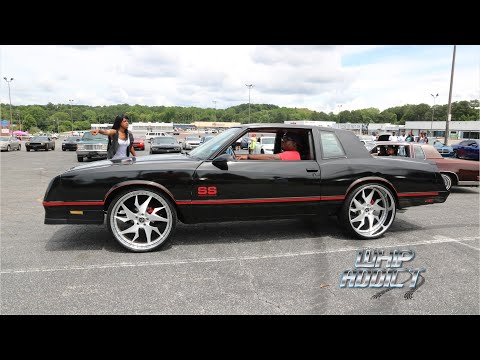 WhipAddict: 84' Chevy Monte Carlo SS on Rucci Forged 24s, Custom Car Audio, Black & Red Interior