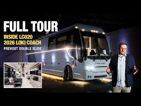 Brand New LUXURY Motorcoach |  Discover the LC020 by Loki Coach