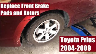 2004-2009 Toyota Prius Replacing Front Brake Pads & Rotors (COMPREHENSIVE GUIDE! Save $500+!)