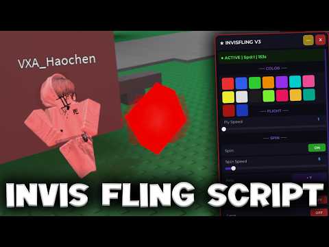 Invis Fling GUI Script - ROBLOX EXPLOITING