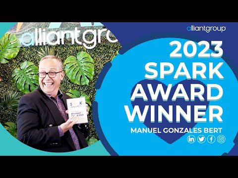 2023 SPARK Award Winner - Manuel Gonzalez Bert | alliantgroup