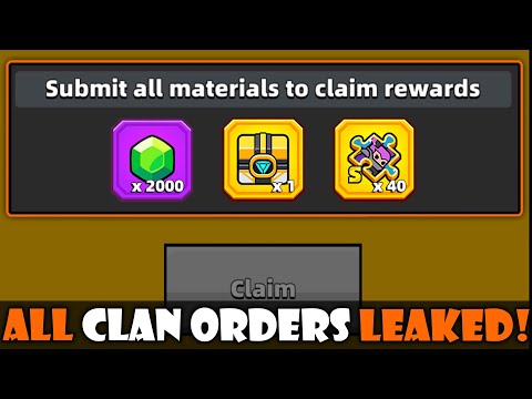 ALL CLAN ORDERS LEACKED!!
