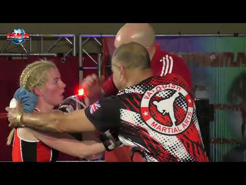 American Invasion I S K A  World Kickboxing Title Carla asslegrave England V Lauren Wilson Northern