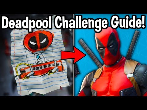 HOW TO UNLOCK DEADPOOL SKIN! SEASON 2 WEEK 1 CHALLENGE GUIDE! (Fortnite Chapter 2 Season 2)