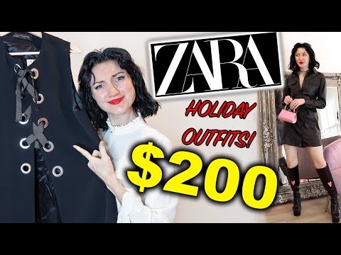 $200 Thrifted Zara Try On Haul 2021 | Holiday Party Outfit Ideas!!!