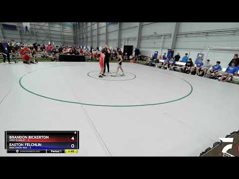 94 Lbs Round 1 (8 Team) - Brandon Bickerton, Ohio Scarlet Vs Easton Felchlin, Wisconsin Red 52e8