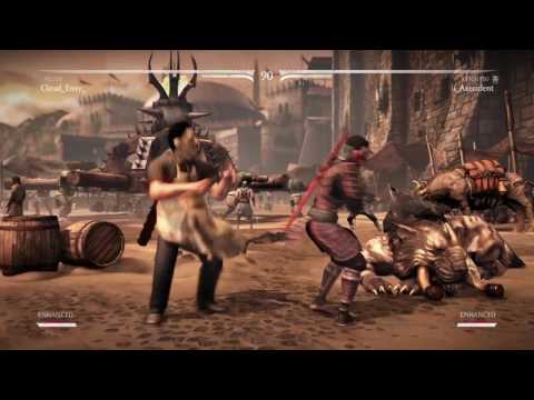 Mortal Kombat XL - THE HOOKS SPONGEBOB!!! - LeatherFace VS. Kenshi