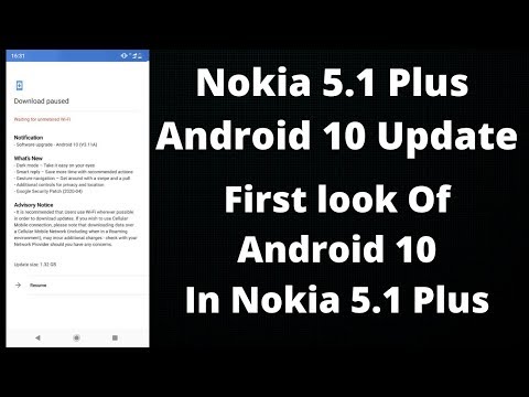Nokia 5.1 Plus Android 10 Update | Nokia 5.1 Plus Android 10 First View