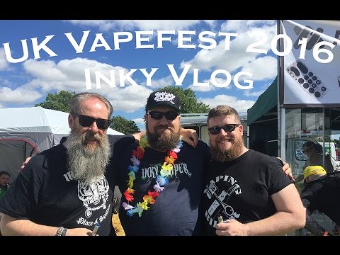 UK Vapefest 2016 - Inky Vlog #3 - Beards and other stuff