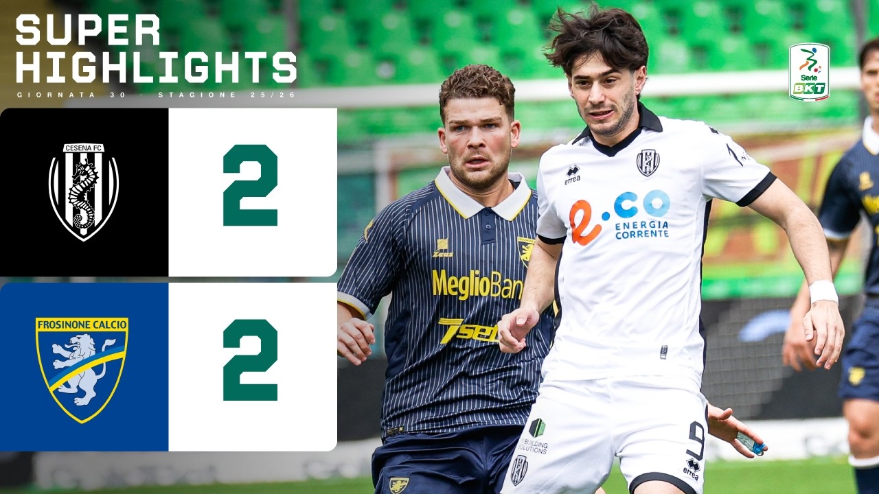 Cesena vs Frosinone Highlights