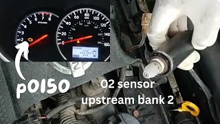 #p0150 How to replace your Nissan Quest bank two  upstream oxygen sensor, reset engine light