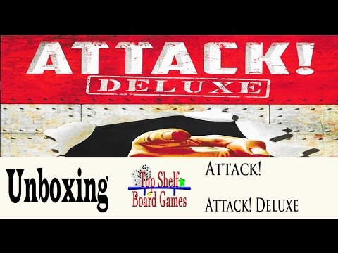 Top Shelf Board Games Attack! Deluxe Unboxing
