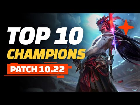 Top 10 Champions - Teamfight Tactics Patch 10.22