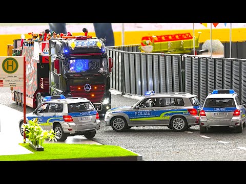 Ultra RC Car + Van Collection / Fire Fighting Rescue Vehicles Ambulance + Police Cars + Fire Trucks