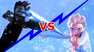 Elsa VS Pitch Black (ft Jack) - Full Fight HD