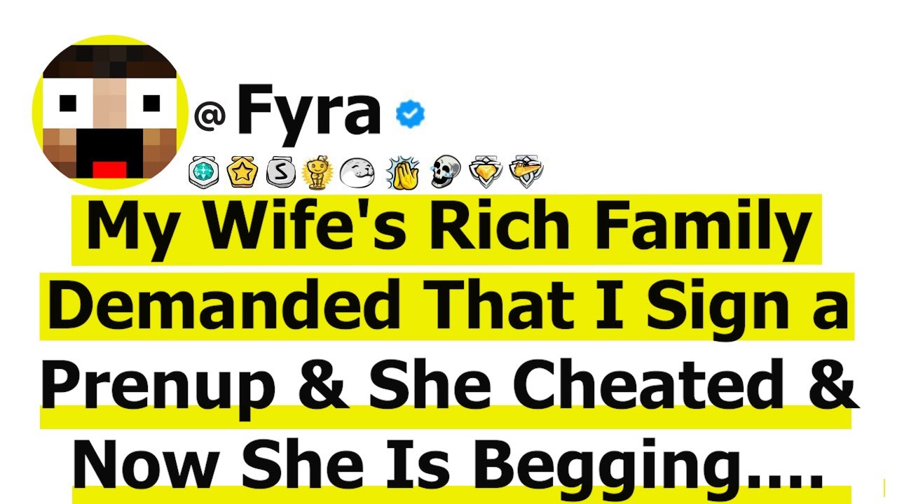 My Wife's Rich Family Demanded That I Sign a Prenup, & She Cheated NOW SHE IS BEGGING TO RECONCILE!