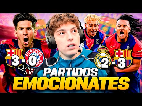 LOS PARTIDOS MAS EMOCIONANTES DEL BARCELONA EN EL SIGLO - EMOTIVO...