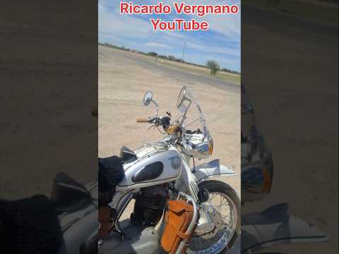 🫶Paramos a descansar en la Reforma la Pampa Argentina #motocicleta #gilera150cc #nsu #motos #viajero