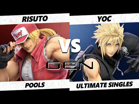 Gen 1.0 - Risuto (Terry) Vs. YOC (Cloud) SSBU Ultimate Tournament