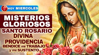 Santo Rosario HOY Mié 14 Ene 2026 🌹 (Gloriosos) — Divina Providencia: trabajo y sustento