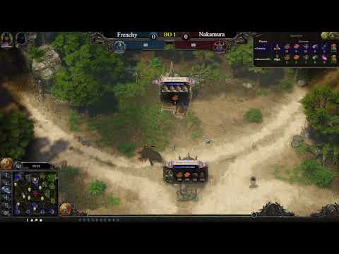 SF3 - Frenchy (Elf) vs Nakamura (Dark Elf) - First cast of Spellforce 3 Reforced!