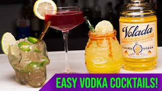 Easy Vodka Cocktails with Volada Vodka from Texas