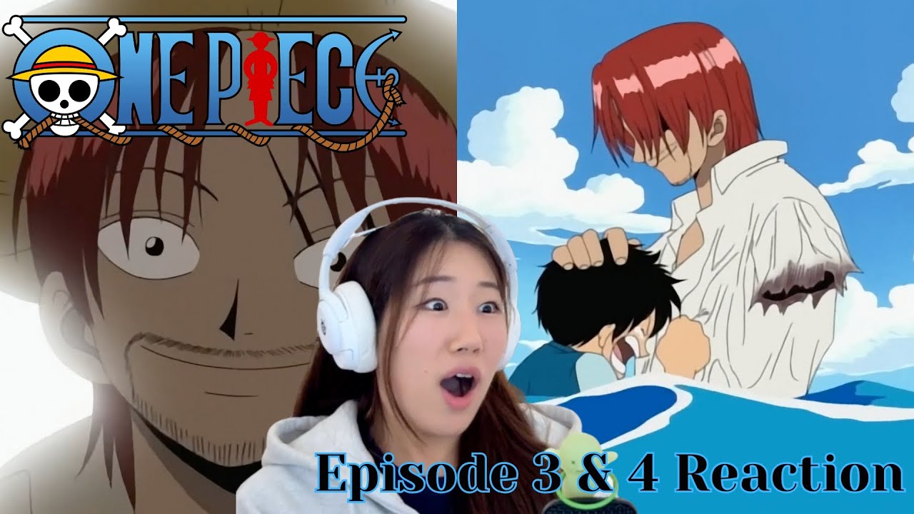 SHANKS IS THE GOAT 🐐🥹!! | ONE PIECE EPISODE 3 & 4 REACTION