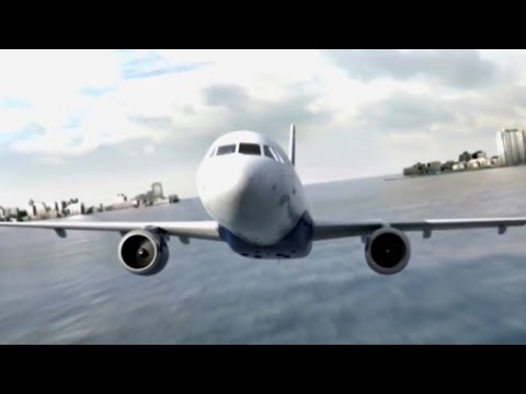 US Airways Flight 1549 - Ditching Animation