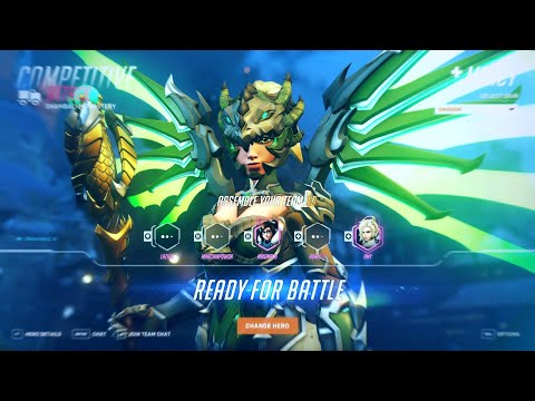 "RUDE TOXIC tried to force me to POCKET HIM :D" - Overwatch 2 Mercy Main Competitive Gameplay