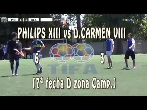 6 PHILIPS XIII vs D.CARMEN VIII 3 (7ª fecha D zona Camp.) - 19/11/2017