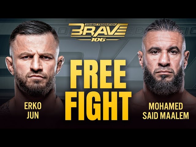 Erko Jun vs Said Maalem 2 Full Fight | BRAVE CF 106 Title Rematch