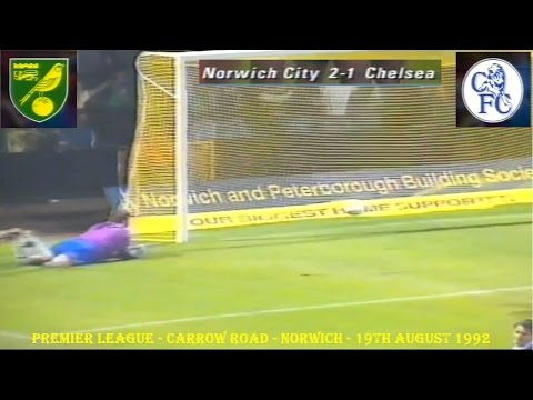 NORWICH CITY FC V CHELSEA FC - 2-1 - 19TH AUGUST 1992 - CARROW RD - NORWICH