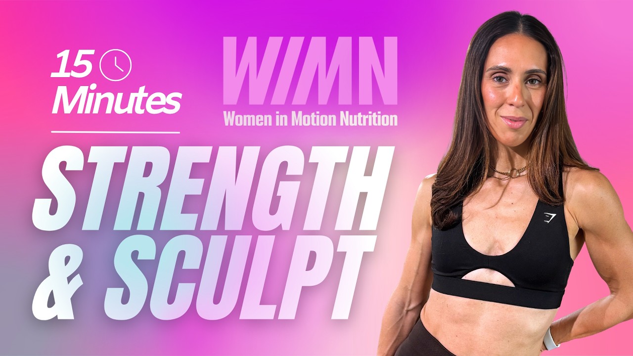 Full Body Strength + Sculpt Workout (Medium Dumbbells Only)