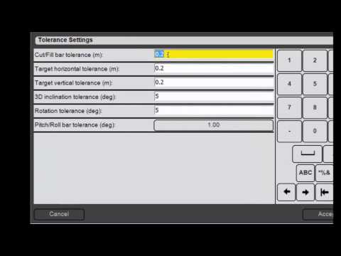 14. Trimble DPS900 V1.2 - Tolerance Settings: Configuring Tolerance Settings