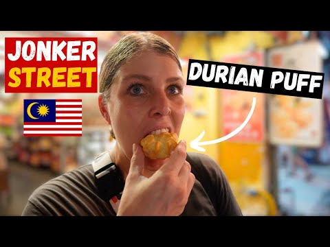 Mercados e comida de rua exclusivos da Malásia 🇲🇾 Jonker Street Melaka